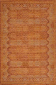 Antik 1115 Klasik Vintage Salon Halısı Turuncu Retro Mutfak Halısı Tozumaz İnce Makine Halısı - 5
