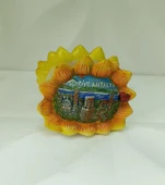 Ayçiçek Peçetelik Seramik Peçete Yemek Antalya Görselli Mutfak Tezgah Masa Dekor - 4