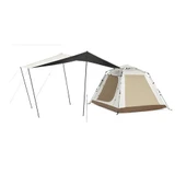 NATUREHİKE ANGO PİKNİK 3 OTOMATİK KURULUM ÇADIR FRESH BLACK TENTELİ - 1