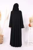 Pelerin, Elbise ve Şal Üçlü Takım 3932 Siyah thumbnail 4