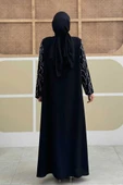 Taş Detaylı Yelekli Elbise Takım 3929 Siyah thumbnail 2