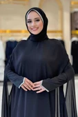 Elbise Abaya Takım 3921 Siyah thumbnail 4