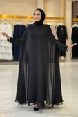 Elbise Abaya Takım 3921 Siyah thumbnail 1