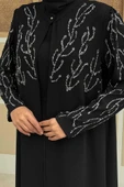 Taş Detaylı Yelekli Elbise Takım 3929 Siyah thumbnail 4