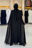 Elbise Abaya Takım 3921 Siyah thumbnail 2
