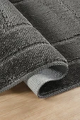 Doğal Kaymaz Taban Banyo Paspas Seti Uzun Ömürlü Yumuşak Dokulu Su Emici Yıkanabilir Çerçeve Set 50x80-50x40 - 3