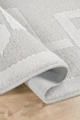 Doğal Kaymaz Taban Banyo Paspas Uzun Ömürlü Yumuşak Dokulu Su Emici Yıkanabilir Yazılı Paspas Smile 60x100 - 6