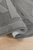 Doğal Kaymaz Taban Banyo Paspas Uzun Ömürlü Yumuşak Dokulu Su Emici Yıkanabilir Yazılı Paspas Relax 60x100 - 3