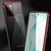 Galaxy S20 Kılıf Zore Dört Köşeli Lazer Silikon Kapak - 5