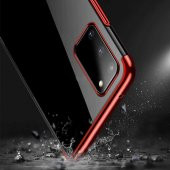 Galaxy S20 Kılıf Zore Dört Köşeli Lazer Silikon Kapak - 7