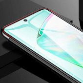 Galaxy S20 Kılıf Zore Dört Köşeli Lazer Silikon Kapak - 9