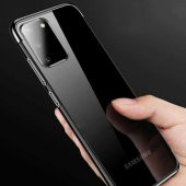 Galaxy S20 Kılıf Zore Dört Köşeli Lazer Silikon Kapak - 10