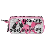 Muggle 2 Bölmeli Fashion Totally Kalemlik Pembe (MU-9075) thumbnail 1