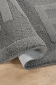 Doğal Kaymaz Taban Banyo Paspas Uzun Ömürlü Yumuşak Dokulu Su Emici Yıkanabilir Yazılı Paspas Smile 60x100 - 3