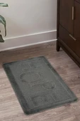 Doğal Kaymaz Taban Banyo Paspas Uzun Ömürlü Yumuşak Dokulu Su Emici Yıkanabilir Yazılı Paspas Hope 60x100 - 1