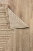 Natura 6662 %100 Doğal Jüt Kilim Bej Renkli Yumuşak Dokulu Şık Tasarımlı Kilim Modern Dokuma Kilim - 2
