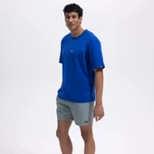 Ellesse Erkek Saks Mavi Oversize Tişört EM376-SBL - 1