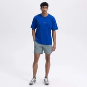 Ellesse Erkek Saks Mavi Oversize Tişört EM376-SBL - 2