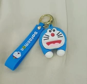 Doraemon Sulu Simli Anahtarlık Çanta Cüzdan Süsü Aksesuarı thumbnail 3