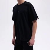 Ellesse Erkek Siyah Oversize Tişört EM376-BK - 4