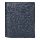 Purahide Deri Cüzdan, 7 Adet Kart Bölmesi, Dokulu Lacivert - 2