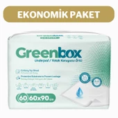Greenbox 60x90 Yatak Koruyucu Örtü 30'lu 2 Paket 60 Adet - 1
