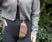 Riviera Deri Askılı Gözlük Kılıfı Karamel - 3