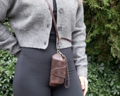 Riviera Deri Askılı Gözlük Kılıfı Kahverengi - 2