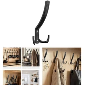 Noktalı Portmanto Vestiyer Askısı Metal Mat Siyah 2’li - 3