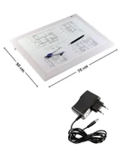 Panda Led Işıklı Çantalı Çizim Masası 50x70cm Pan910 - 4