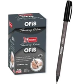 MİKRO TÜKENMEZ KALEM OFİS TİPİ M-40 SİYAH - 1