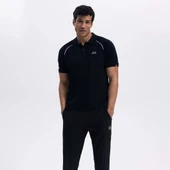 Ellesse Erkek Siyah Polo Yaka Tişört EM407 - 4