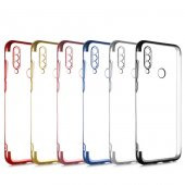 Meizu M10 Kılıf Zore Dört Köşeli Lazer Silikon Kapak - 2