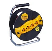 Meridyen 4lü Grup Makaralı Uzatma Kablo 3x1.5 50mt - 1