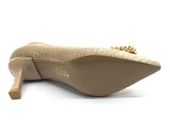 Feles Kadife Taş Toka Detaylı Stiletto Kadın Topuklu Ayakkabı thumbnail 10