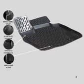 3D PASPAS SİYAH DACIA DUSTER 2010+ - 2