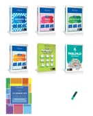 4. Sınıf Yeni Nesil Matematik Türkçe Fen Sosyal Problem ve Paragraf Soru Bankası ve Deneme 7li Set - 1