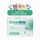 Greenbox 60x90 Hijyenik Tuvalet Eğitim Pedi 30'lu 1 Paket 30 Adet - 1