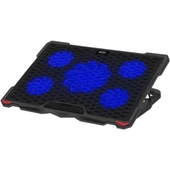 GameBooster GB-NS04 Wind 5 Fanlı 2xUSB Portlu Fan Kontrollü 15.6" Notebook Soğutucu thumbnail 2