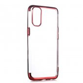 Oppo Reno 4 Kılıf Zore Dört Köşeli Lazer Silikon Kapak - 4