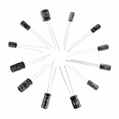 120 Adet Dip Elektrolitik Kapasitör Seti   12 Tip x10  1uF 2.2uF 3.3uF 4.7uF 10uF 22uF 33uF 47uF 100uF 220uF 330uF 470uF Silindirik Alüminyum Tamir Prototip Devre thumbnail 8