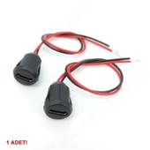 Type C Panel Montaj Dişi Soket 2 Pin 15cm Kablolu  Uzatma USB 3.1 Konnektör Araba Kamera Oyuncak Telefon Şarj Mp3 Tablet - 7