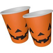 CADILAR BAYRAMI HALLOWEEN BALKABAĞI BARDAK TURUNCU 8Lİ - 1