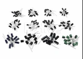 120 Adet Dip Elektrolitik Kapasitör Seti   12 Tip x10  1uF 2.2uF 3.3uF 4.7uF 10uF 22uF 33uF 47uF 100uF 220uF 330uF 470uF Silindirik Alüminyum Tamir Prototip Devre thumbnail 1