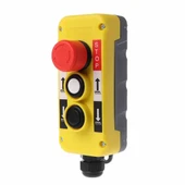 Endüstriyel Acil Durum Kumanda 2 Buton  Yukarı Aşağı Makanik Kilitli Emergency Anahtarı Vinç Asansör Makine Kontrol Plastik Kutu Elektronik Devre thumbnail 1