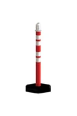 UT6003 Dubalı Uyarı Dikmesi 60x1200 mm, Mıcır Tabanlı, Reflektif, Trafik Güvenlik Bariyeri - 1