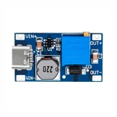 MT3608 Type C Usb 28V 2A DC Boost Modül  Ayarlanabilir Voltaj Yükseltici Güç Kaynağı Step Up Dc Çevirici thumbnail 5
