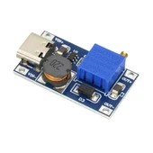 MT3608 Type C Usb 28V 2A DC Boost Modül  Ayarlanabilir Voltaj Yükseltici Güç Kaynağı Step Up Dc Çevirici thumbnail 7