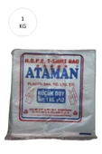 Kalın faf Atlet Poşet Küçük Boy 25x33 Cm 1 Kg (1 Paket-Takriben 170 Adet) - 1