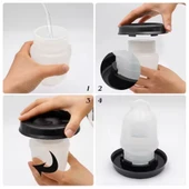 Civciv Suluk 0,75 ML Kaliteli Plastik + Tabak Yemlik thumbnail 5